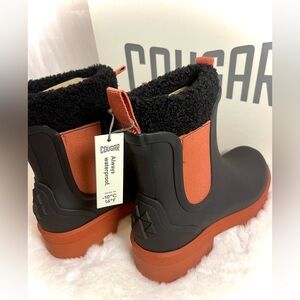 Cougar IGNITE - Black and Orange Brick Winter Boots